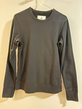 Reigning Champ XS Black Crewneck Women’s Sweater